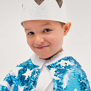 Накидка Ratatam "Cosmic", голубые звезды, 3-10 лет