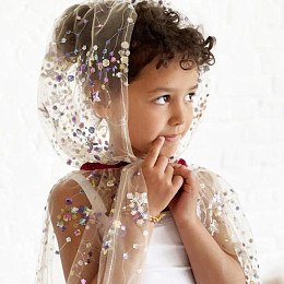 Накидка феи Ratatam "Fairy", цветные пайетки, 4-10 лет