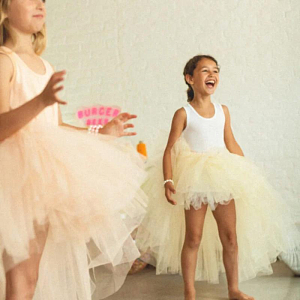 Юбка рок-н-ролл Ratatam "Vanilla", ванильная, 4-8 лет