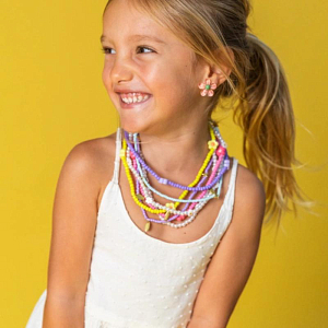 Клипсы в виде цветов Ratatam "Flowers", персиковые