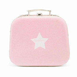 Сумка-чемодан Ratatam "Glitter", розовые блестки, 25 см