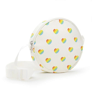 Сумка текстильная Ratatam "Hearts", цветные сердца