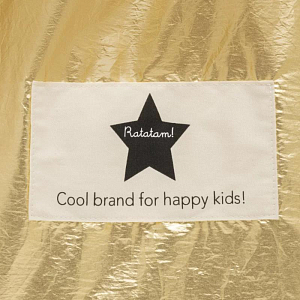 Сумка-тоут Ratatam "Metallic Gold", золотой металлик