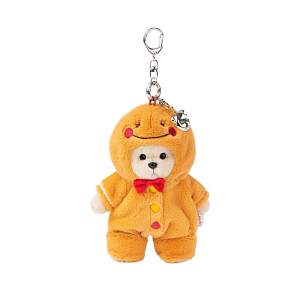 Костюм TeddyTales "Рождественский имбирный пряник", XS, брелок