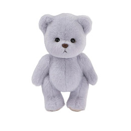 Медведь Lina TeddyTales, с короткой шерстью, S, сиренево-серый, 20 см