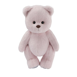 Медведь Lina TeddyTales, с длинной шерстью, M, персиково-розовый, 30 см