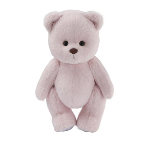 Медведь Lina TeddyTales, с длинной шерстью, M, персиково-розовый, 30 см