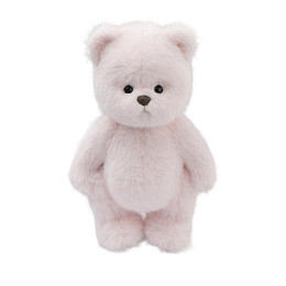 Медведь Lina TeddyTales, с длинной шерстью, M, молочно-розовый, 30 см