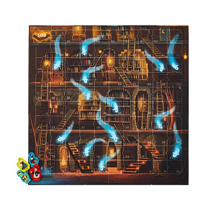 Настольная игра KONIK GAMES "Змеи и лестницы + гусек"