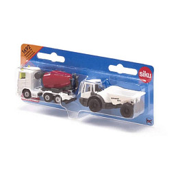 Строительная техника SIKU, самосвал, бетономешалка