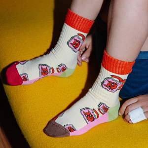 Набор носков Hello Hossy "Cats", 3 пары, мир котов