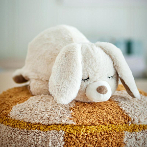 Мягкая игрушка двусторонняя Bloomingville MINI "Медведь Berta", коричневый с кремовым