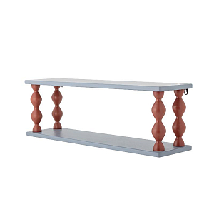 Полка подвесная Bloomingville MINI "Bibiola", голубая