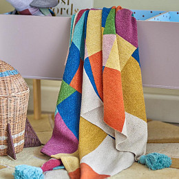 Плед Bloomingville MINI "Colorine", мультиколор, 160 х 130 см