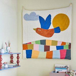 Настенное панно Bloomingville MINI "Colorine", мультиколор, 101 х 101 см