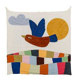 Настенное панно Bloomingville MINI "Colorine", мультиколор, 101 х 101 см