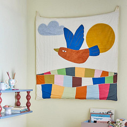 Настенное панно Bloomingville MINI "Colorine", мультиколор, 101 х 101 см