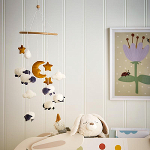 Мобиль Bloomingville MINI "Dolly", белый