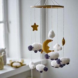 Мобиль Bloomingville MINI "Dolly", белый