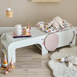 Скамейка в виде слона Блумингвиль МИНИ (Bloomingville MINI) "Фердинанд", серая