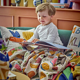 Плед Bloomingville MINI "Fruitta", мультиколор, 160 х 130 см