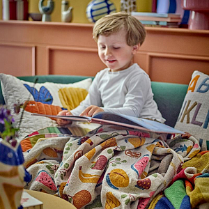 Плед Bloomingville MINI "Fruitta", мультиколор, 160 х 130 см