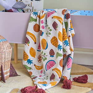 Плед Bloomingville MINI "Fruitta", мультиколор, 160 х 130 см