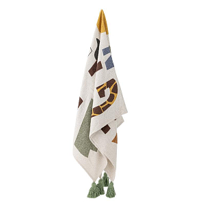 Плед Bloomingville MINI "Memmo", мультиколор, 160 х 130 см