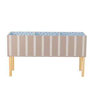 Подставка для книг Bloomingville MINI "Salam", кремовая в полоску