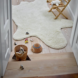 Корзина плетеная Bloomingville MINI "Ракета Space", бежевая