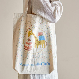 Сумка-тоут Bloomingville MINI "Celebrate", бежевая