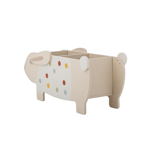 Подставка для книг Bloomingville MINI "Кролик Villja", кремовая