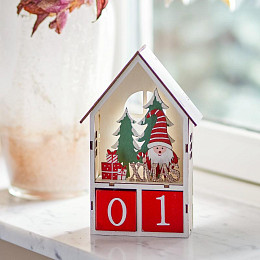 Календарь праздничный Bloomingville "Edmund", красный