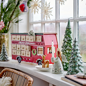 Календарь с подсветкой Bloomingville "Edward", красный