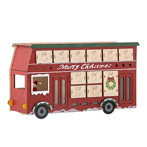 Календарь с подсветкой Bloomingville "Edward", красный