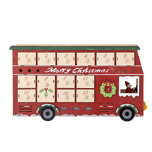 Календарь с подсветкой Bloomingville "Edward", красный