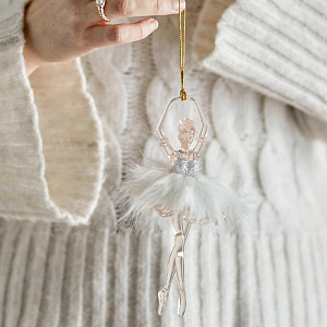 Декоративное украшение Bloomingville "Misty", белое