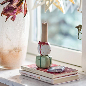 Подсвечник Bloomingville "Wish", микс с зеленым