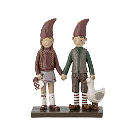 Статуэтка декоративная Bloomingville "Elion", бордо с зеленым