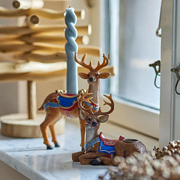 Набор подсвечников Bloomingville "Glory", 2 шт, коричневый