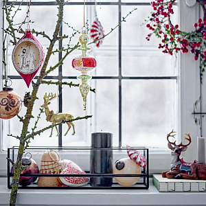 Набор подсвечников Bloomingville "Glory", 2 шт, коричневый