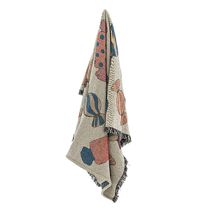 Плед Bloomingville "Caramella", бежевый, 150 х 130 см