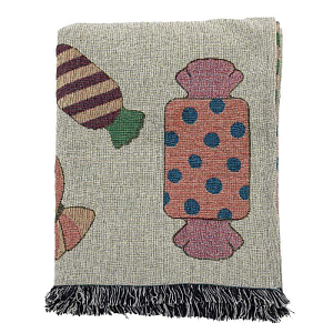 Плед Bloomingville "Caramella", бежевый, 150 х 130 см