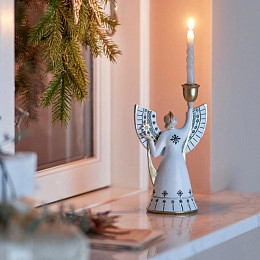 Подсвечник Bloomingville "Evangeline", белый