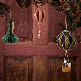 Декоративное украшение Bloomingville "Hettie", красное