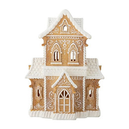 Декоративный дом с подсветкой Bloomingville "Kevin", карамельный