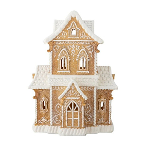 Декоративный дом с подсветкой Bloomingville "Kevin", карамельный