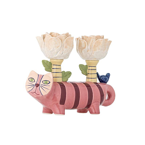 Подсвечник керамический Bloomingville "Missy", 2 шт, микс с розовым