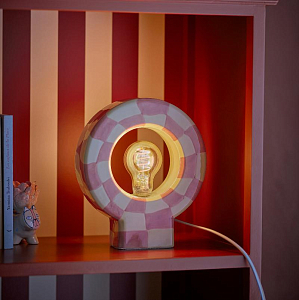 Светильник настольный Bloomingville "Vialini", розовый