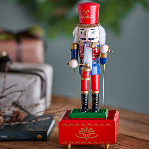 Декоративная статуэтка музыкальная Bloomingville "Waltz", красный